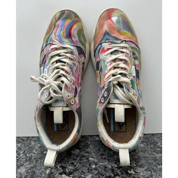 VANS UltraRange Exo Se Mens Sz 11.5 Chris Johanson Swirl Multi White VANS UltraRange Exo Se Mens Sz 11.5 Chris Johanson Swirl  main image 4